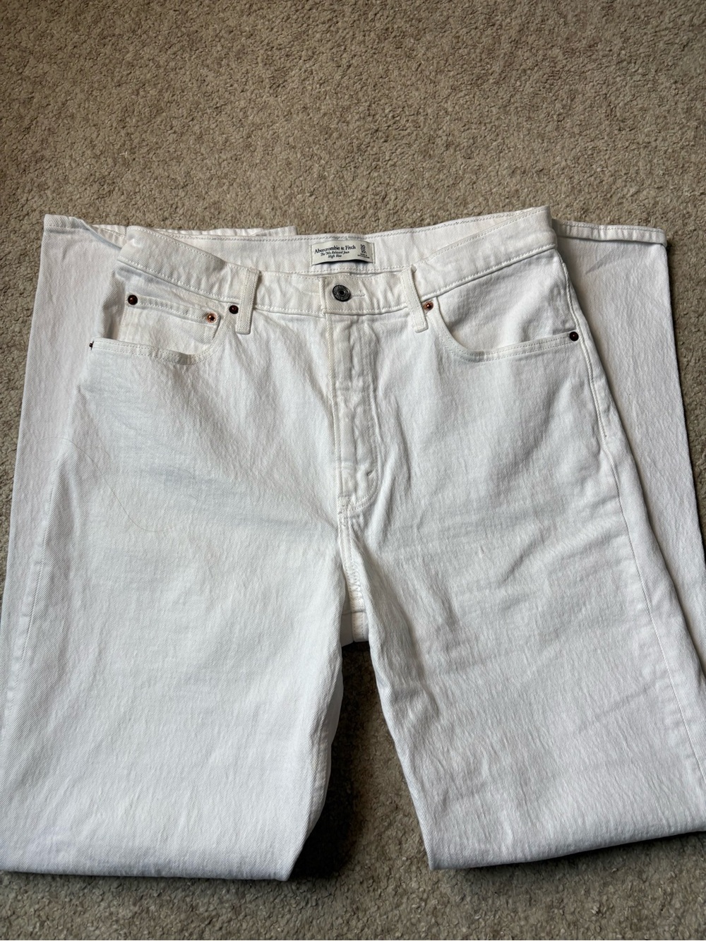 Abercrombie & Fitch White Jeans